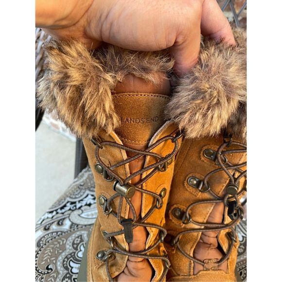 Lands’ End Winter Snow Boots_Women’s Size 8 - Picture 6 of 13